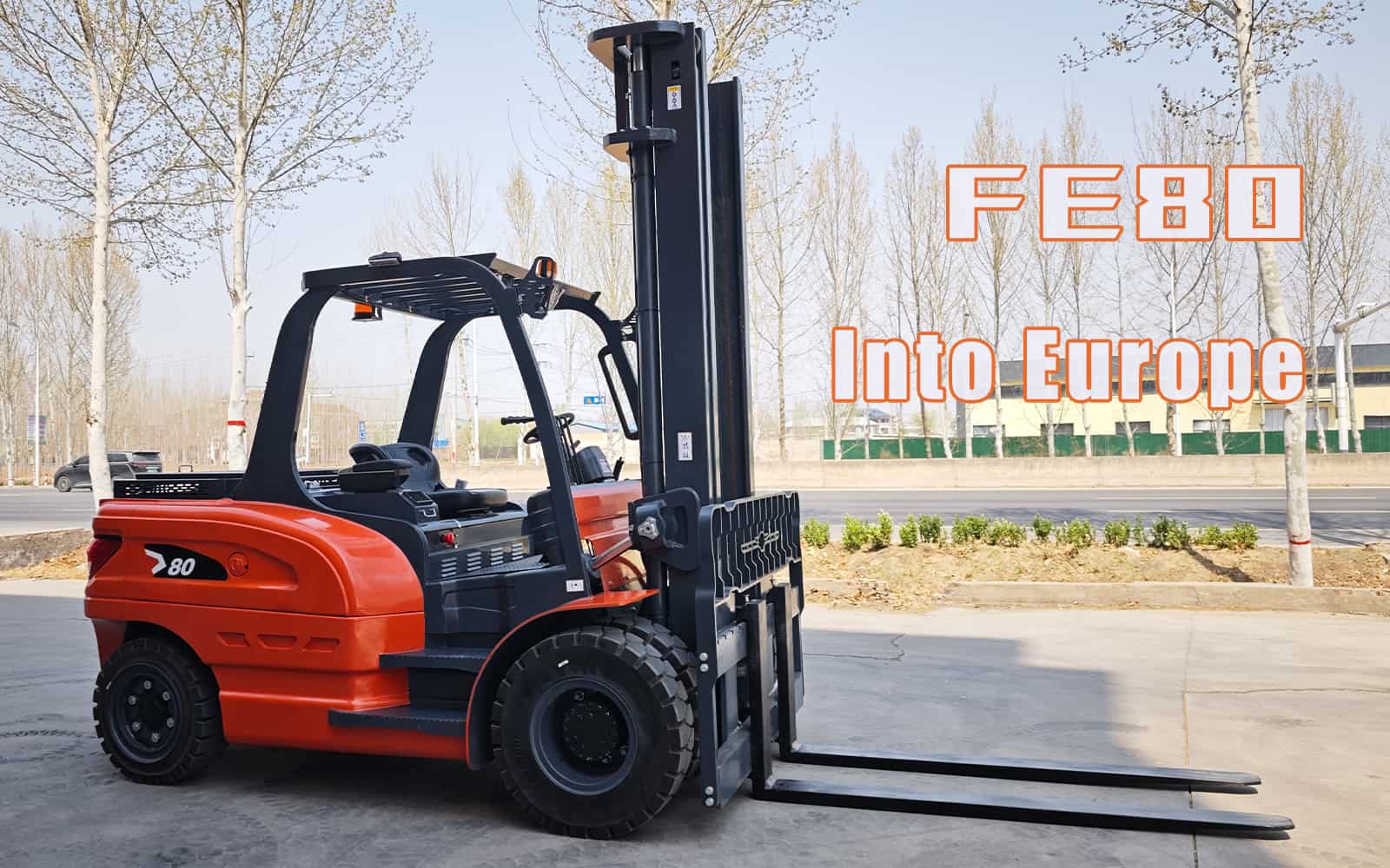 Avrupa Pazarına Giren ZoNuo FE80 Elektrikli Karşı Ağırlıklı Forklift İlk Kez Tanıtıldı