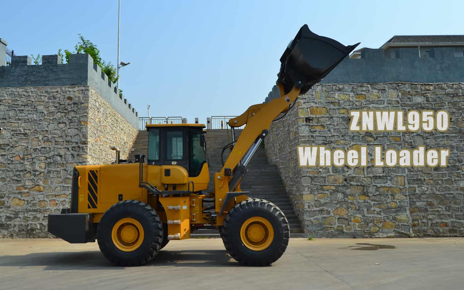 ZoNuo 5 Tonluk Tekerlekli Yükleyici ZNWL950: Mühendislik İşlemleri İçin Verimli Bir Araç