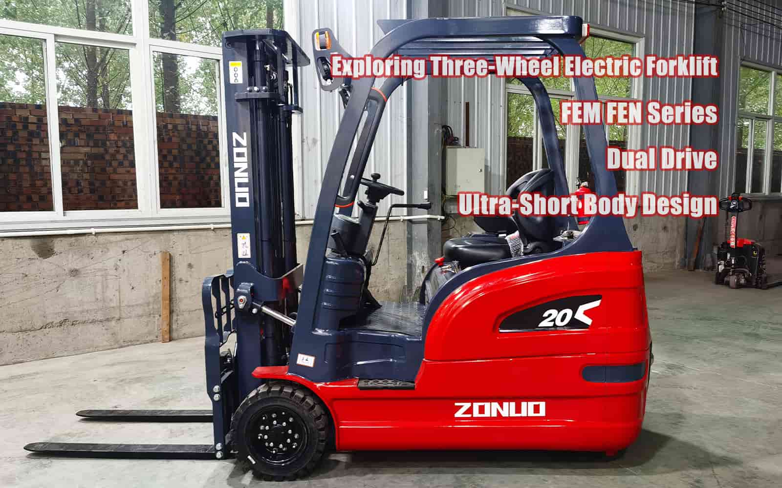 Üç Tekerlekli Elektrikli Forkliftleri Keşfetmek: Verimli Lojistik Taşımacılığı için Güçlü Bir Yardımcı