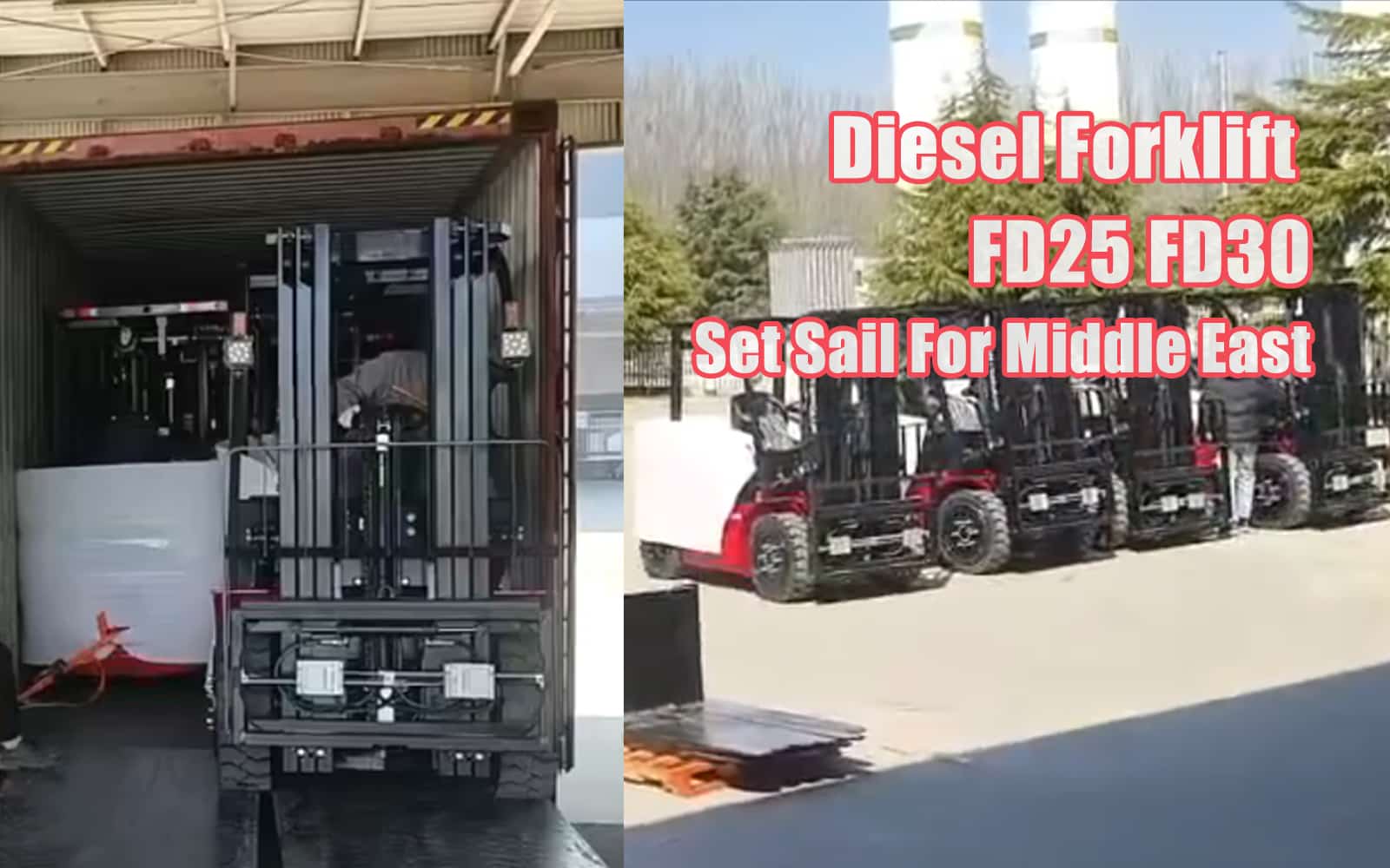 ZoNuo Dizel Forkliftler Orta Doğu'ya Yelken Açıyor: Kalite ve Güven Küresel Genişlemede Yeni Bir Bölüm Oluşturuyor