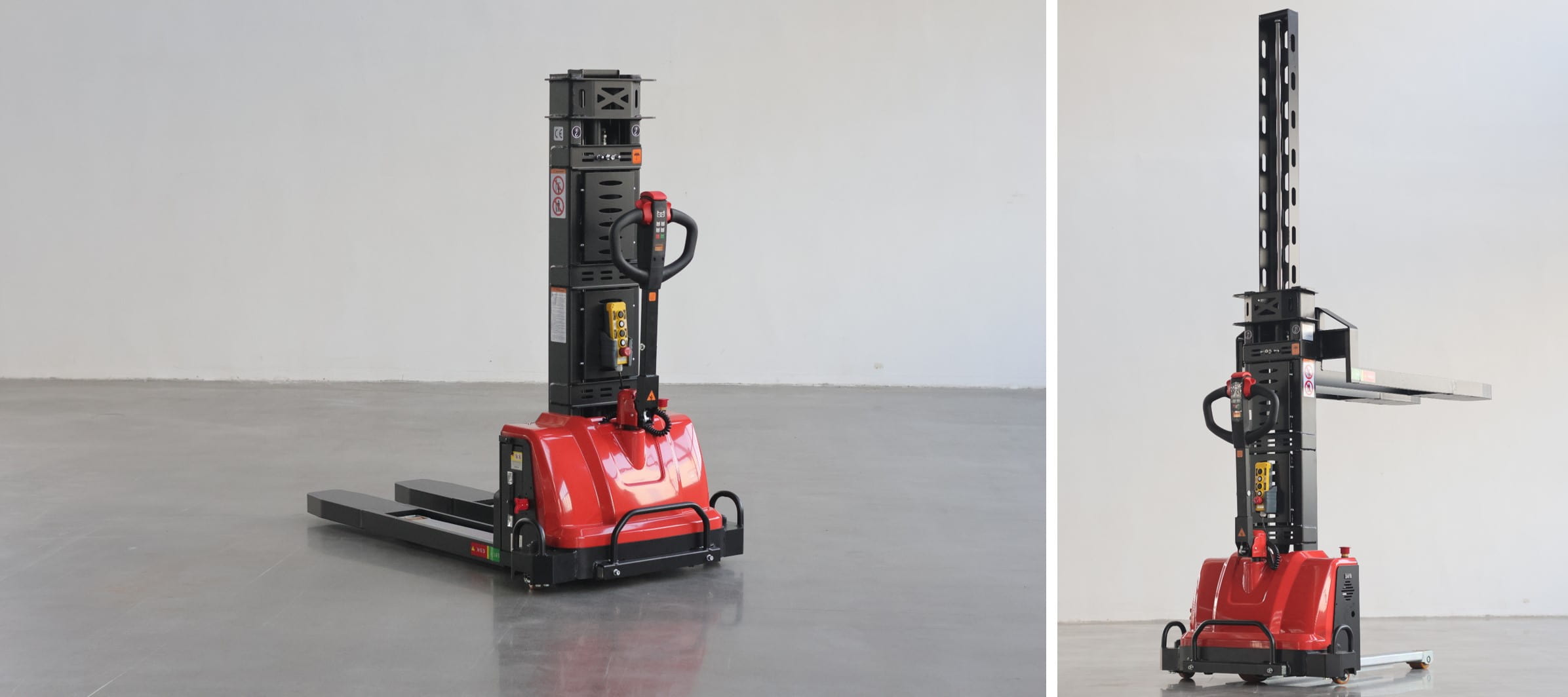 1000kg Electric Self Lifting Pallet Stacker