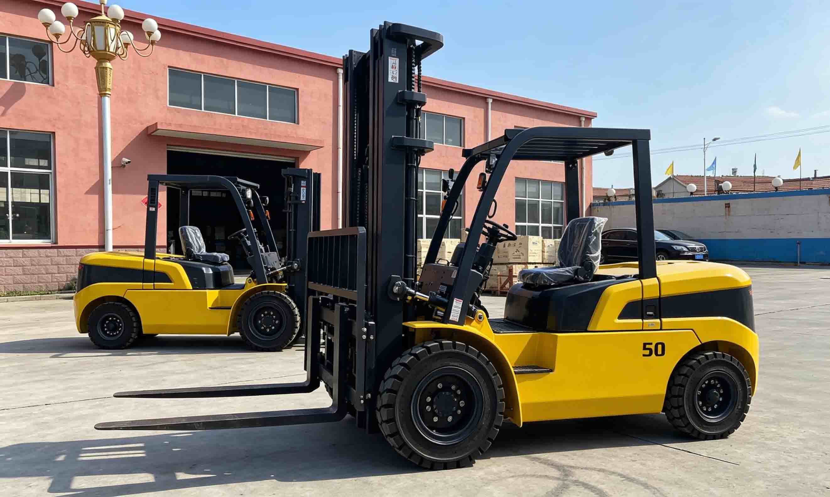 Cummins Engine Diesel Forklift 5 Ton