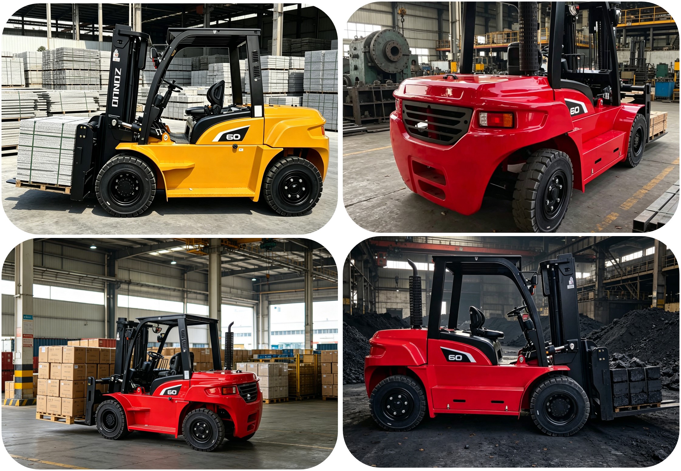 6 Ton Warehouse Large Tonne Diesel Forklift