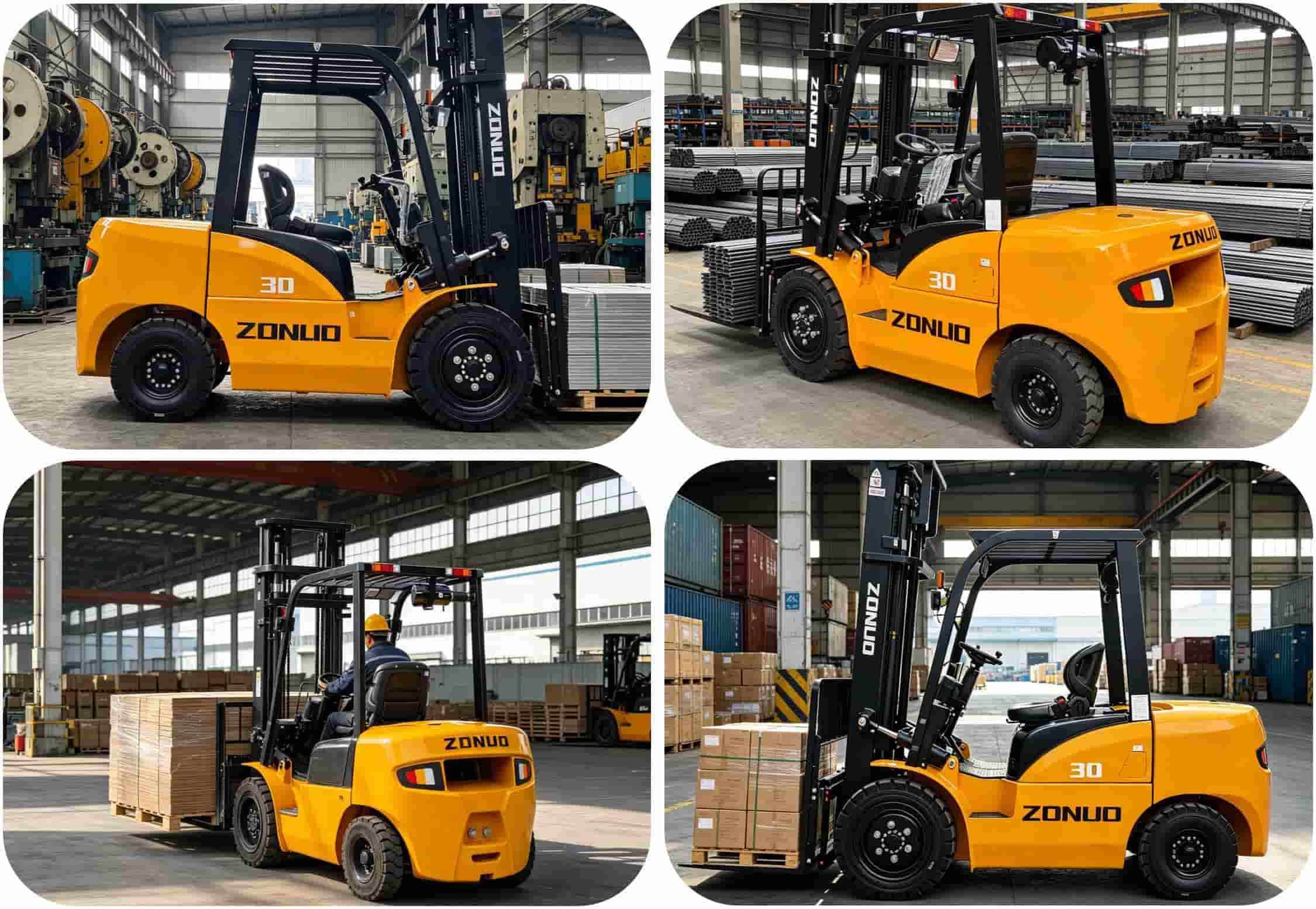 Container Diesel Forklift Truck 3000kg